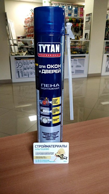 Tytan Professional пена монтажная для окон и дверей, 750 мл