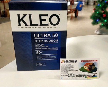 Клей обойный KLEO ULTRA стеклообои 500 г. (12)