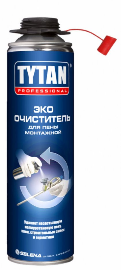 Tytan Professional ЕСО Очиститель для полиуретановой пены, 500 мл аэрозольн. баллон