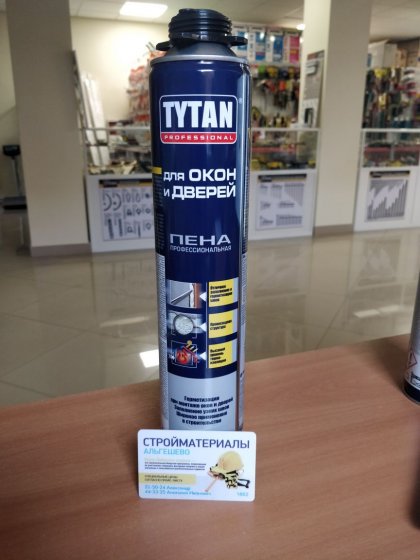 Tytan Professional пена профессиональная для окон и дверей, 750 мл