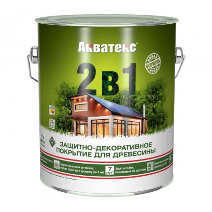 Акватекс 2в1 Сосна 2,7 л.д/защ.средство /4/24/144