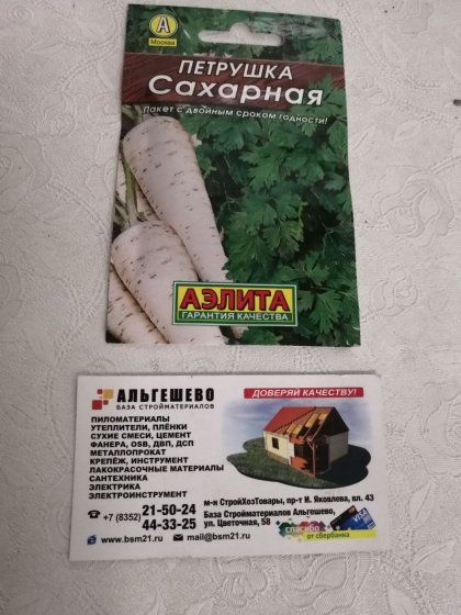 петрушка Корневая Сахарная Лидер