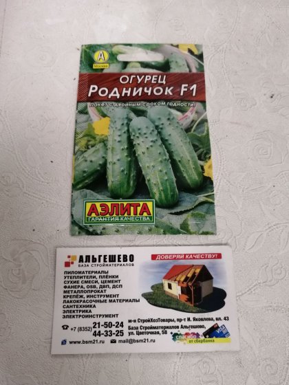 огурец Родничок F1 Лидер