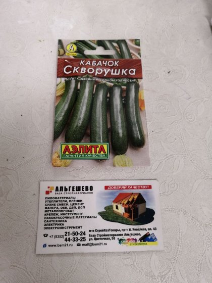 кабачок Скворушка цуккини Лидер