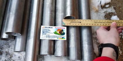 Труба нержавеющая круглая 42,4х3,0 (Ду 32) матовая, AISI 304 (08Х18Н10) (L = 6 000 мм)