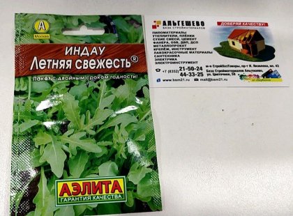 салат Рукола Летняя Свежесть (индау) Лидер