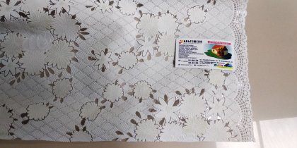 Клеенка ажурная БЕЛАЯ 