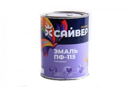 Сайвер эмаль ПФ-115 салатный 0,8 кг. /14