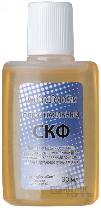 Флюс СКФ (спирто-канифольный флюс ) 30 мл