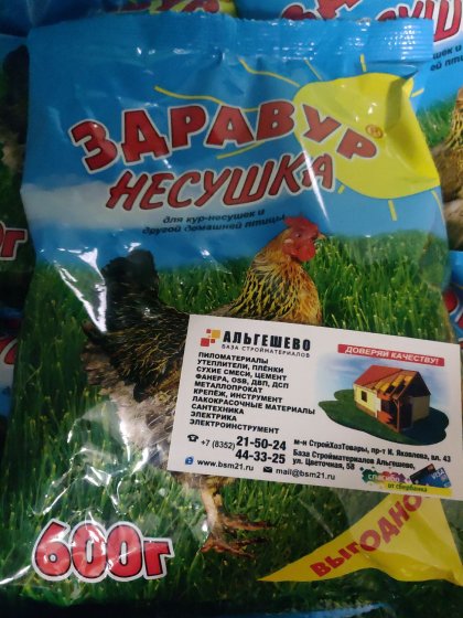 Здравур Несушка 600гр\15шт\ВХ