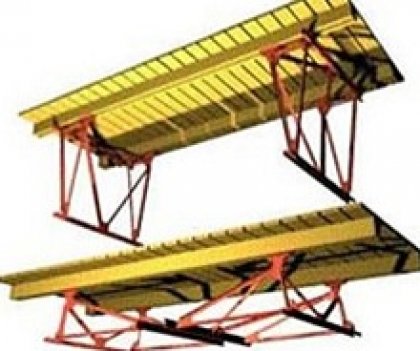 Подмости каменщика (столы) с деревянным настилом (Д х Ш х В) - 5500 х 2400 х 1900