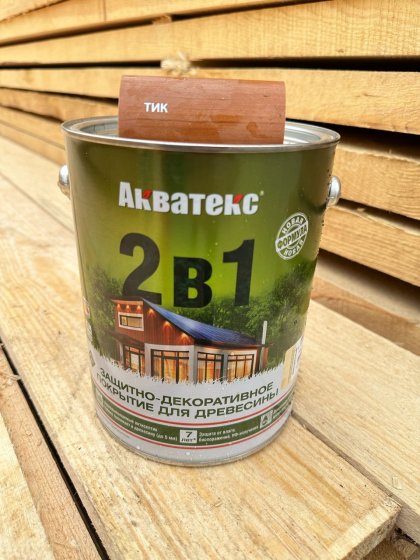 Акватекс 2в1 Тик  2,7 л.д/защ.средство /4