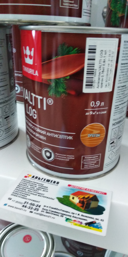 Антисептик VALTTI LOG (Валтти Лог) орегон 0,9 л // Tikkurila