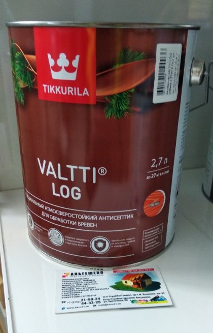 Антисептик VALTTI LOG рябина (2,7 л)