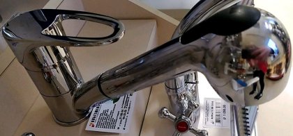 Смеситель для кухни с выдвижной лейкой серии EXPERT (РМС) SL52-014