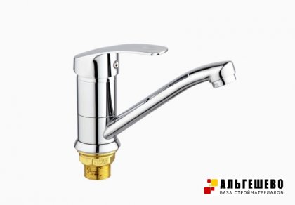 Смеситель для кухни с коротким поворотным изливом серии OPTIMA (РМС) SL85-004FBS-15