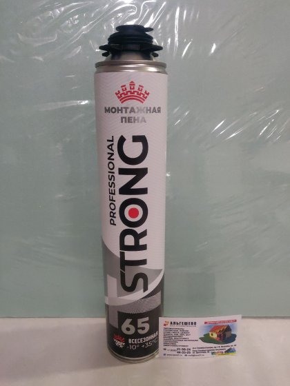 Пена монтажная Т STRONG профессиональная 65 всесезонная