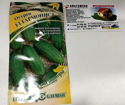 огурец Гармонист 10шт.Ц(Г)