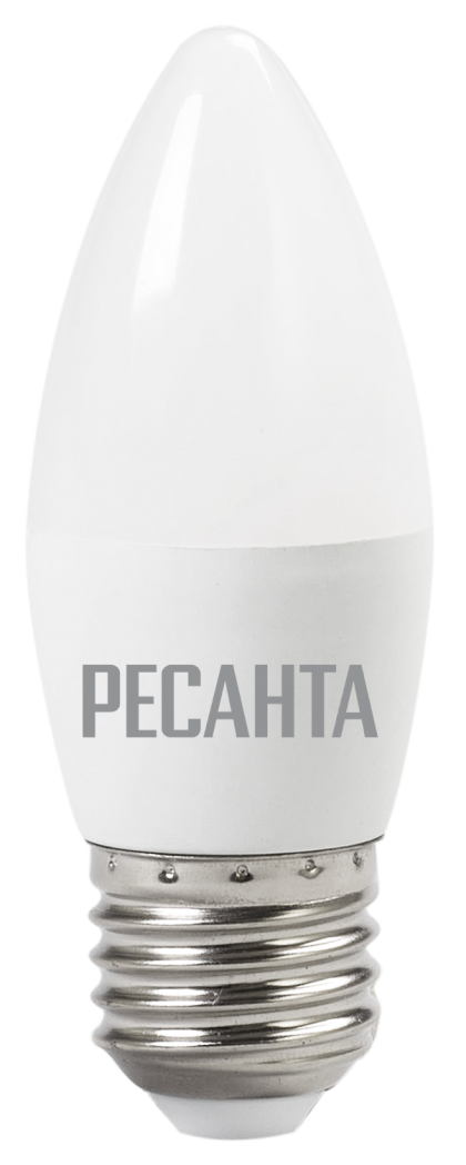 Лампа светодиодная РЕСАНТА LL-R-C37-6W-230-4K-E27