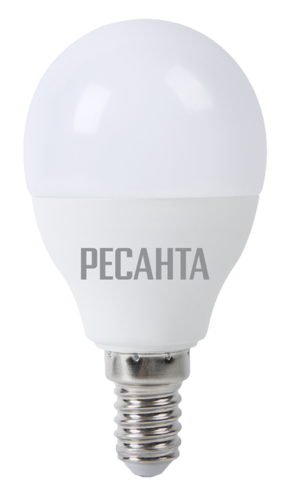 Лампа светодиодная РЕСАНТА LL-R-G45-7W-230-4K-E14