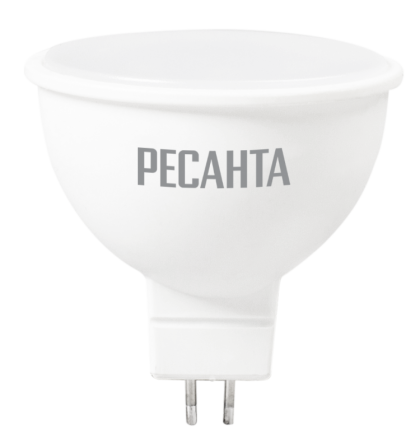 Лампа светодиодная РЕСАНТА LL-R-MR16-7W-230-3K-GU5.3