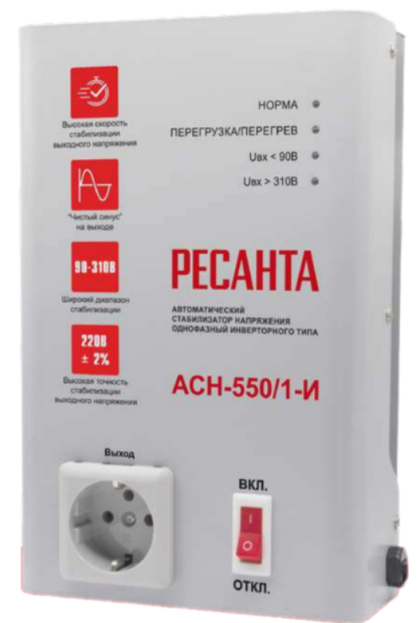 Стабилизатор АСН-550/1-И Ресанта