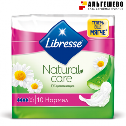 Прокладки Libresse Natural Care 10 Нормал