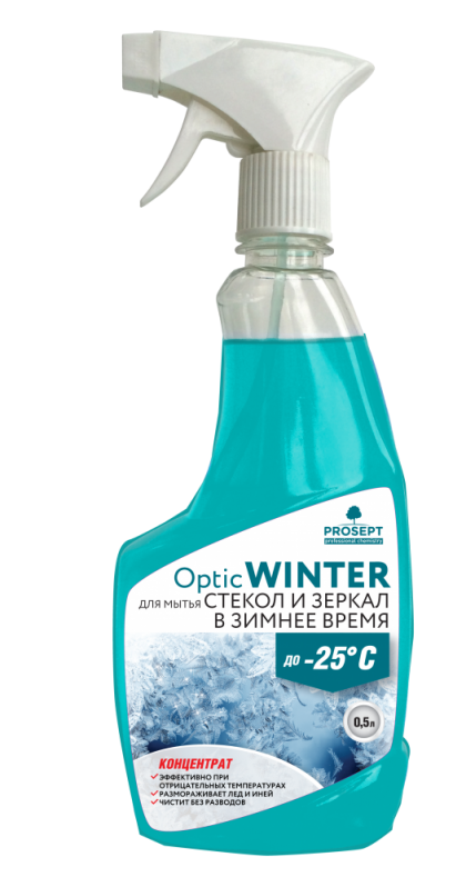 Optic Winter средство для мытья стекол и зеркал в зимнее время 0,5 л