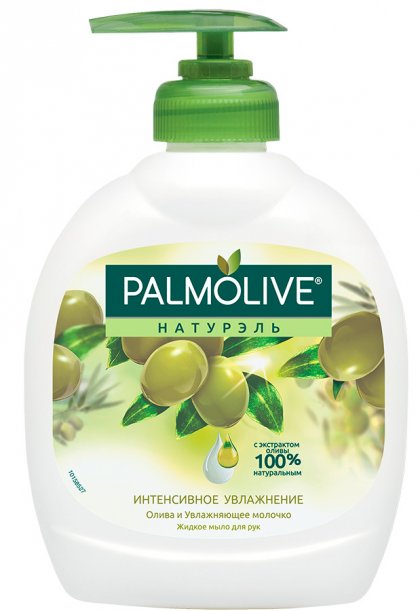 Жидкое мыло для рук Palmolive Интенсивное Увлажнение Олива и Увлажняющее молочко 300мл