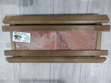 Абажур настенный с гималайской солью, 2 плитки, декорированный можжевельником