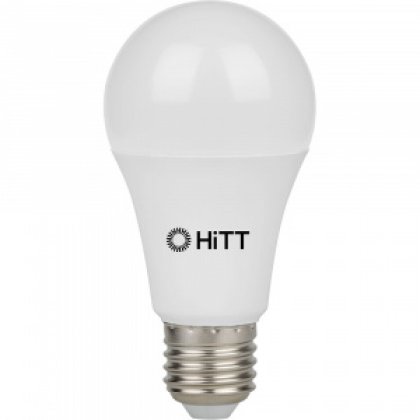 GENERAL/HiTT лампа светодиодн. ЛОН A60 E27 15W(1290lm) 6500K 6K матовая 55х95 пластик/алюмин.