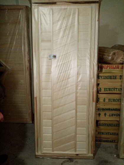 Дверь банная ДГ (сорт 1) 1800х700
