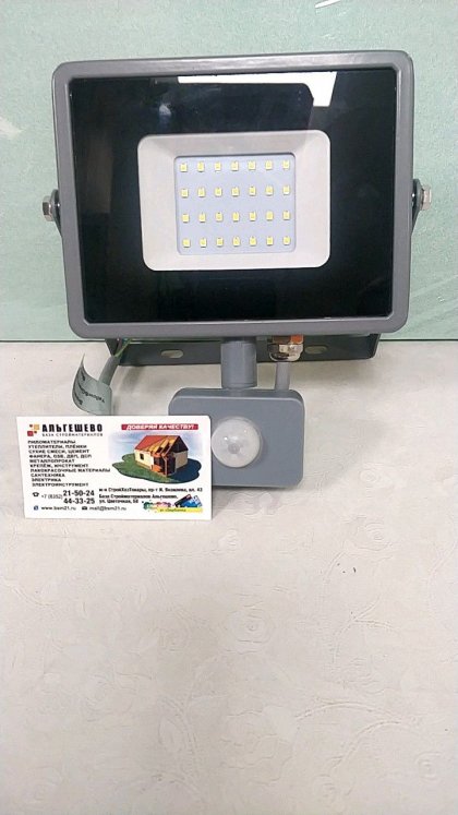 Прожектор LEDPro светодиодный, STAYER Profi 57133-30, датчик движения, 30Вт