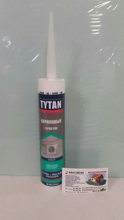 Tytan Professional герметик акриловый белый 280 мл