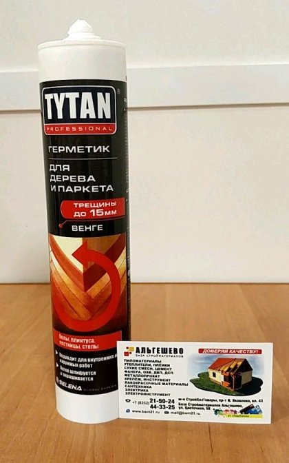 Tytan Professional герметик акриловый для паркета венге 310 мл