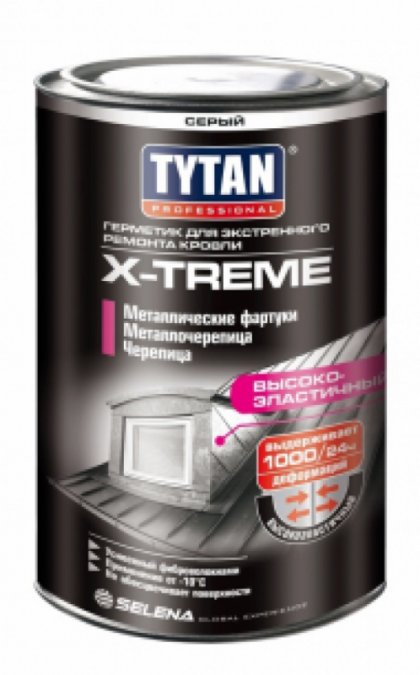 Tytan Professional герметик для экстренного ремонта кровли бесцветный 1 кг