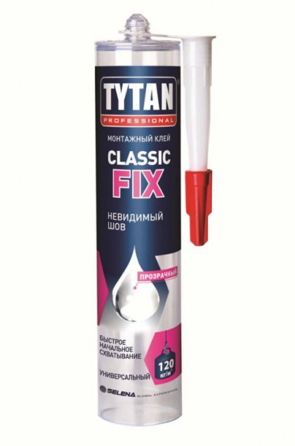 Tytan Professional клей монтажный Classic Fix прозрачный 310 мл