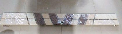 Подспинник для бани и сауны 180 см х 20 см комбинированный