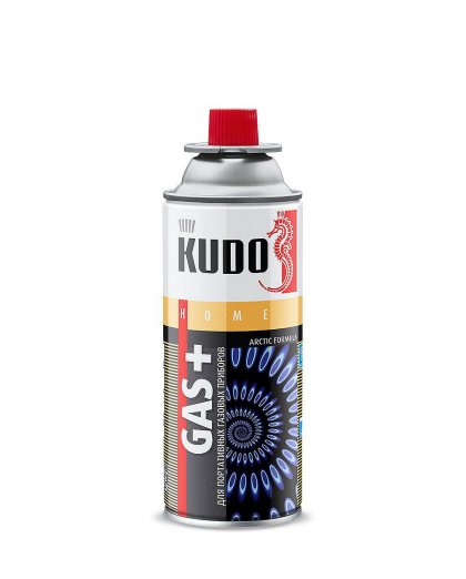 Газ универсальный KUDO KU-H403 для портативных газовых приборов, 520 мл / 12