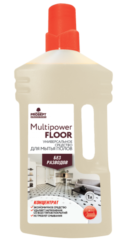 Multipower Floor. Универсальный концентрат для мытья полов 1л