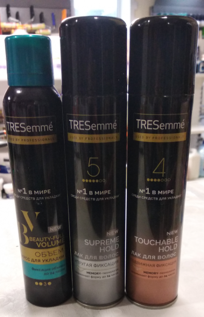 Лак Tresemme для укладки волос средняя фиксация 250 мл Юнилевер химия