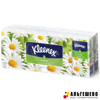 Носовые платочки Kleenex Aroma Ромашка, 10 шт
